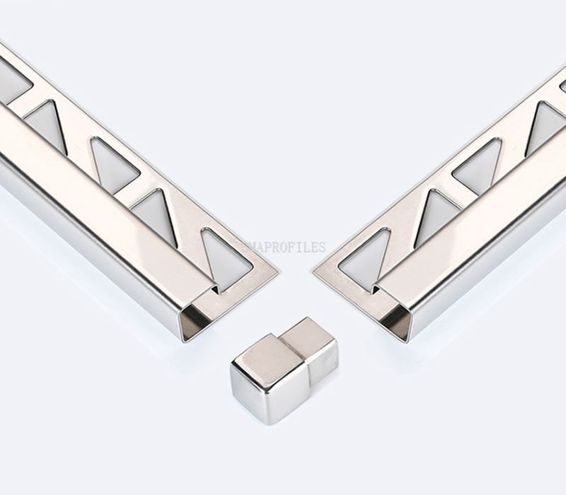 1. brushed stainless steel trim